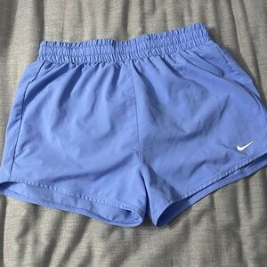 Nike Women's Light Blue Athletic Shorts